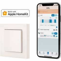 Eve Light Switch Smarter Lichtschalter mit Apple Home Kit wei&szlig;