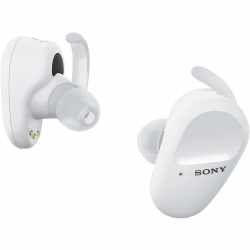 SONY True-Wireless-Kopfh&ouml;rer In-Ear Sport Kopfh&ouml;rer Earbuds wei&szlig;