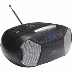Denver TDC-250 DAB Boombox Radiorekorder CD Player Kasettenrecorder schwarz