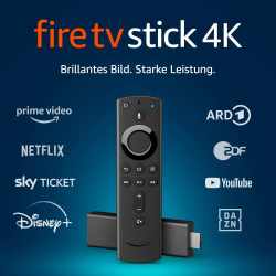 Amazon Fire TV Stick 4K Ultra HD mit Alexa-Sprachfernbedienung schwarz