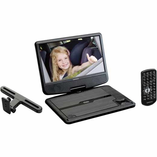 Lenco DVP-901BK 9 Zoll DVD-Player Bildschirm mit Kfz-Halter schwarz