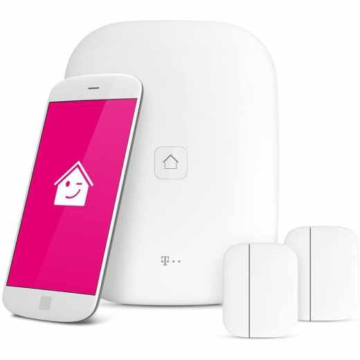 Telekom Smart Home Starter Paket mit Home Base und 2 T&uuml;r-/Fensterkontakte wei&szlig;