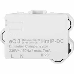 Homematic IP Dimmerkompensator Smart Home f&uuml;r dimmbare Leuchtmittel wei&szlig;