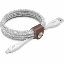Belkin DuraTek Plus Lightning auf USB-A-Kabel 3 m Ladekabel Datenkabel wei&szlig;
