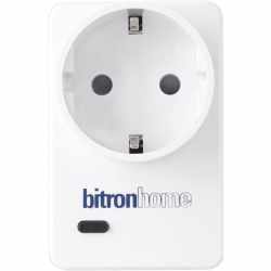 Bitronvideo Smarthome-Steckdose Smart Plug mit Schaltfunktion 16A wei&szlig;