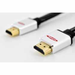 Ednet Premium HDMI mit Ethernet Anschlusskabel Typ A  2 m f&uuml;r Audio/Video Ger&auml;te