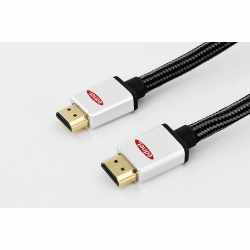 Ednet Premium HDMI mit Ethernet Anschlusskabel Typ A  2 m f&uuml;r Audio/Video Ger&auml;te