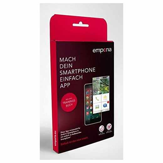Emporia App Package Mach Dein Handy einfach App f&uuml;r Android inklusive Trainingsbuch