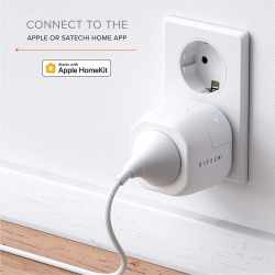 Satechi HomeKit Smart Outlet Steckdose Energieverbrauchs&uuml;berwachung wei&szlig;