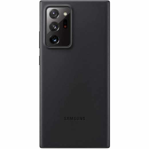 Samsung Leder Cover f&uuml;r Galaxy Note 20 Ultra Schutzh&uuml;lle Handyh&uuml;lle schwarz
