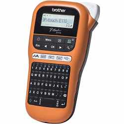 Brother P-touch PT-E110 Handheld Beschriftungsger&auml;t orange