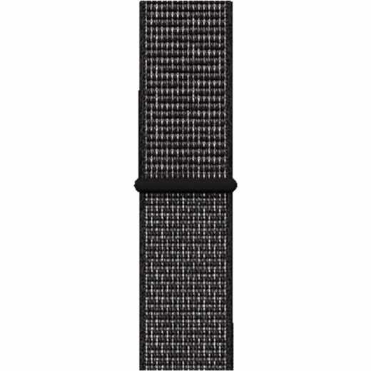Apple Watch Nike Loop Gr. 40 mm Ersatzarmband Nylon Uhrenarmband schwarz