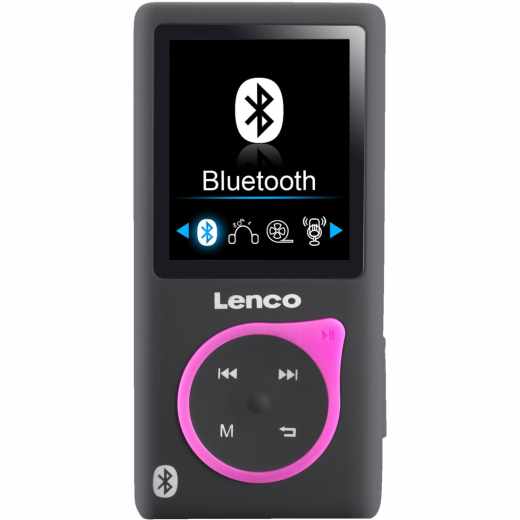 Lenco Xemio-768 MP3 Player Bluetooth 8 GB inklusive InEar Kopfh&ouml;rer schwarz