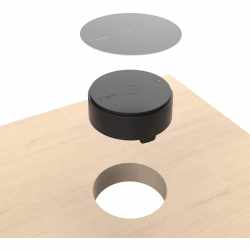 Belkin Boost Up Wireless Charging Spot Hidden Pad Ladestation Tischmodell schwarz