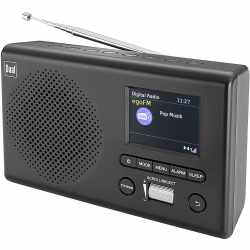 Dual MCR 4 Tischradio mit TFT-Farbdisplay DAB+ UKW AUX Digitalradio schwarz