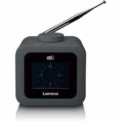 Lenco CR-620 FM-/DAB+ Radiowecker mit TFT Farbdisplay...