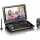 Lenco Tragbarer DVD-Player 11,6 Zoll mit DVB-T2 Fernseher schwarz