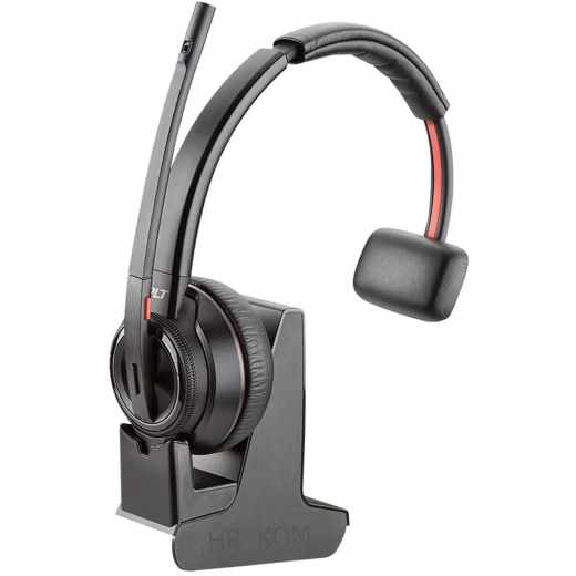 Plantronics Savi 8210 Headset mit Ladstation DECT Ersatzheadset schwarz