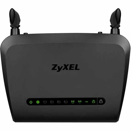 Zyxel  NBG6515 Simultaneous Wireless Dual-Band Gigabit Router schwarz