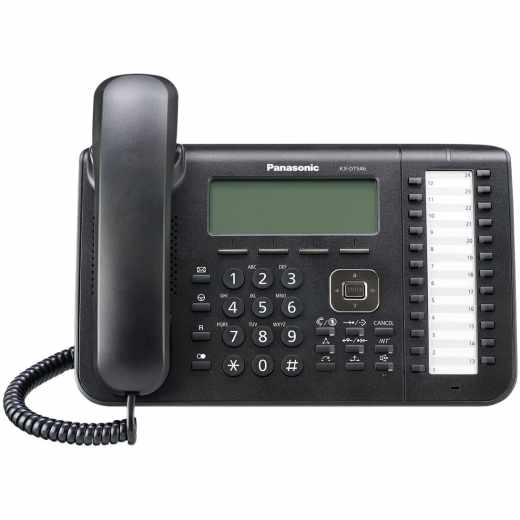 Panasonic Digitales Systemendger&auml;t Systemtelefon KX-DT546NE-B schwarz