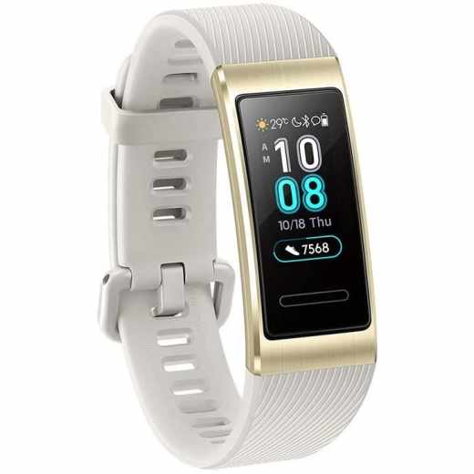 Huawei Band 3 Pro Fitnesstracker Aktivit&auml;tstracker GPS wasserdicht creme gold