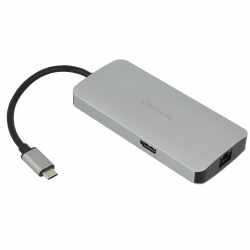 Networx USB-C Dock Hub Multiport Apple MacBook Multiadapter space grau