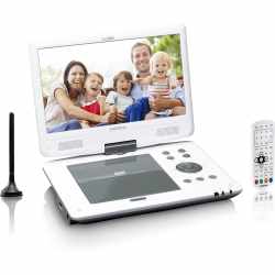 Lenco DVP-1063 tragbarer 10 Zoll DVD-Player mit DVB-T USB...