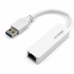 Networx USB auf Ethernet Adapter USB 3.0 wei&szlig;