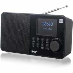 Dual DAB+ 18 C Digitalradio Kofferradio UKW Radio schwarz