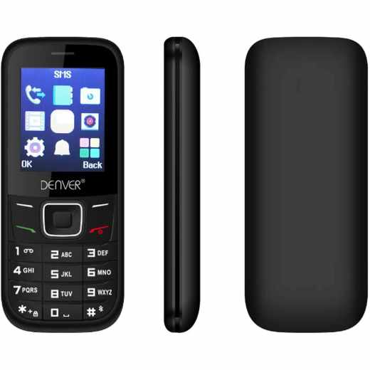Denver FAS-18100M Dual-Sim Handy Bluetooth SIM-Lock frei  schwarz