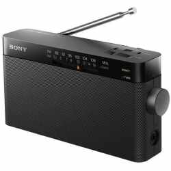 Sony ICF-306 tragbares Radio UKW/MW Radiotuner Kofferradio  schwarz