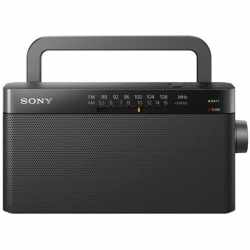 Sony ICF-306 tragbares Radio UKW/MW Radiotuner Kofferradio  schwarz
