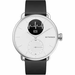 Withings ScanWatch 38 mm Smartwatch Fitnessuhr Tracker wei&szlig;