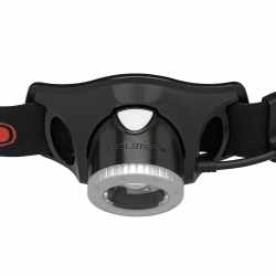 Ledlenser LED Stirnlampe Kopflampe 300 Lumen Dauerlicht Energiespar Modus schwarz rot