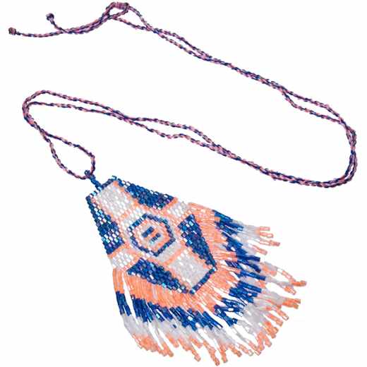 Amadoria Halskette mit Anh&auml;nger Nylon Kette 40 cm mehrfarbig
