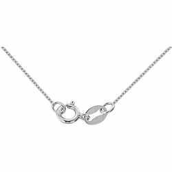 Carissima Gold 18ct White Gold 0.50ct Diamond Double Heart Necklet of 40cm/16