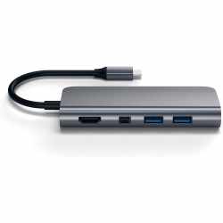 Satechi USB-C Multimedia Adapter 4K HDMI Aluminium spacegrau