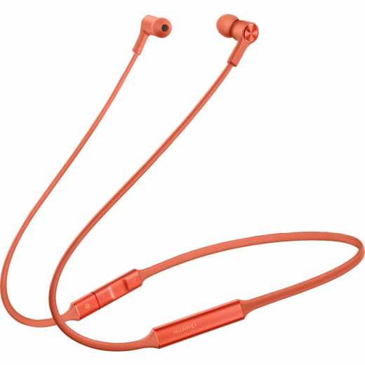 Huawei FreeLace Bluetooth Headset ultraleicht In-Ear Kopfh&ouml;rer orange