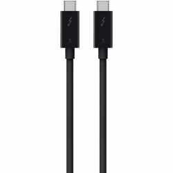 Belkin Thunderbolt 3-Kabel USB-C-/USB-C 40 Gbit/s 100W 0.8m Datenkabel schwarz