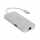 Networx USB-C Dock Hub Multiadapter MacBook HDMI Mikro-SD silber