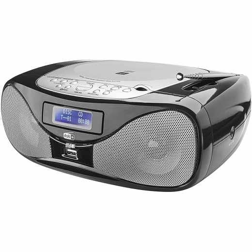 Dual DAB-P 160 Radio Digitalradio CD Player Boombox schwarz