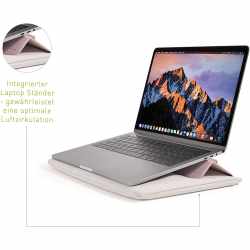 KMP Sleeve Slim Fit Notebooktasche bis 13 Zoll universell Laptoptasche rosa