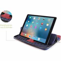 KMP Sleeve Notebooktasche bis 13 Zoll universell Laptoptasche blau/rot