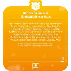 tigercards H&ouml;rspiel Bob der Baumeister - Baggi allein zu Haus - Folge 8