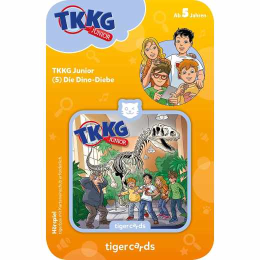 tigercards H&ouml;rspiel TKKG Junior Folge 5 Dino-Diebe