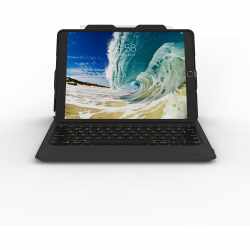 ZAGG Rugged Messenger Schutzh&uuml;lle Tastatur f&uuml;r iPad Pro 10.5 Zoll DE schwarz