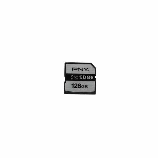 PNY StorEDGE Flash-Speicherkarte 128GB f&uuml;r MacBook schwarz/silber