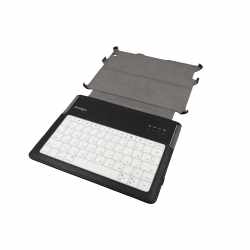 Kensington KeyLite Tastaturcover f&uuml;r iPad 3 und 4 QWERTZ Schutzh&uuml;lle schwarz