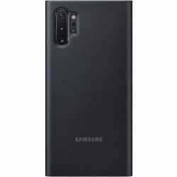 Samsung Clear View Cover Schutzh&uuml;lle f&uuml;r Galaxy Note 10+ Handyh&uuml;lle schwarz