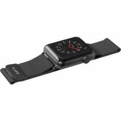 Laut Steel loop Ersatzarmband f&uuml;r Apple Watch 38/40 mm Edelstahl schwarz